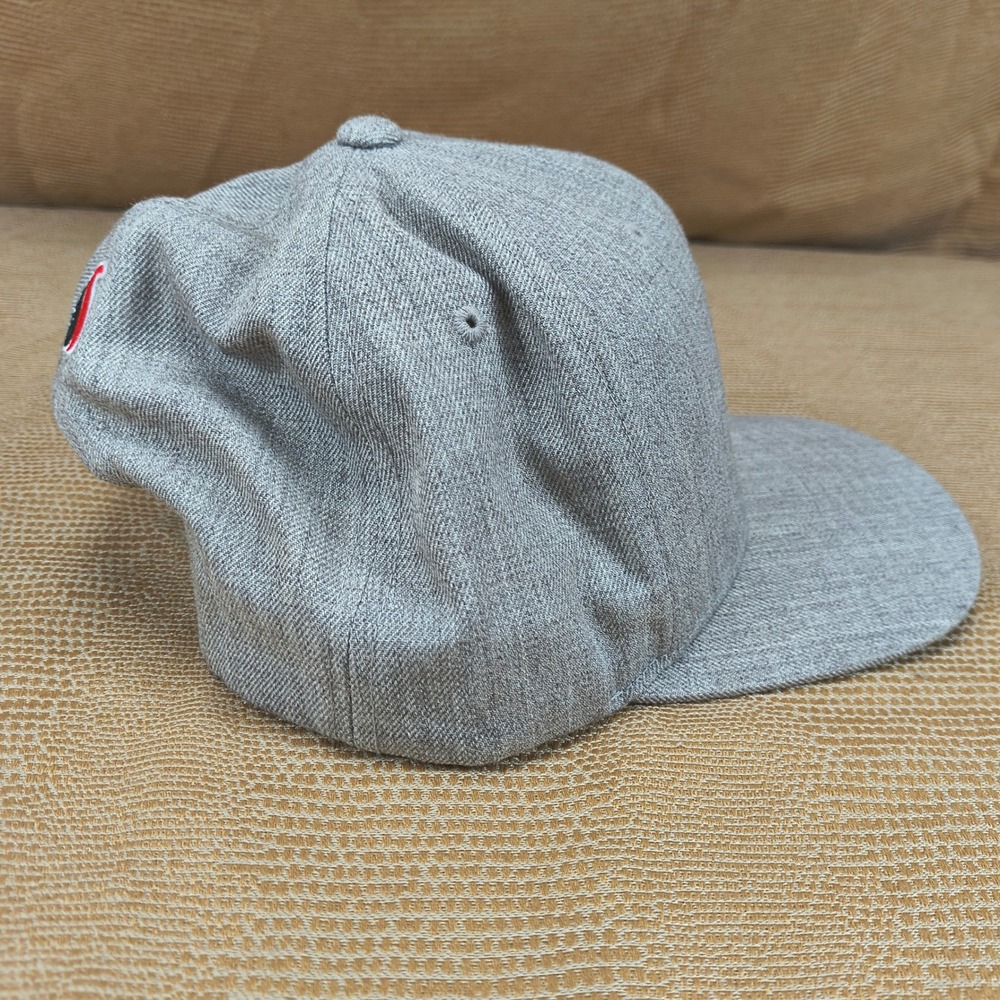 Blind Squirrel Snapback Hat Gray Heathered Yupoong Classics Adjustable Cap Mens - Picture 9 of 11